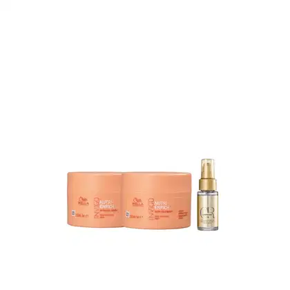 Kit Wella Professionals Nutri-Enrich Oil Reflections Light Power Trio, 3 produtos.