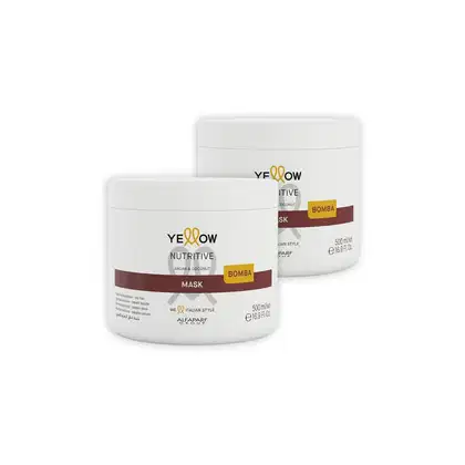Imagem do produto Kit 2 Máscaras Capilar Nutritive 500ml - Yellow