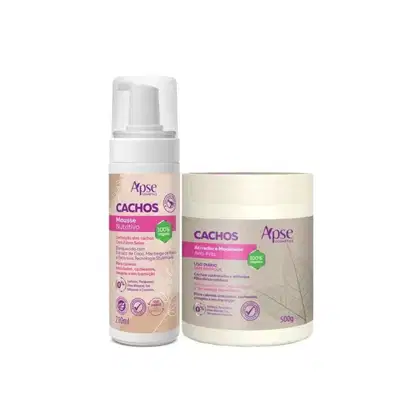 Imagem do produto KIT Cachos SOS Mousse 210ml E Ativador 500ml Apice