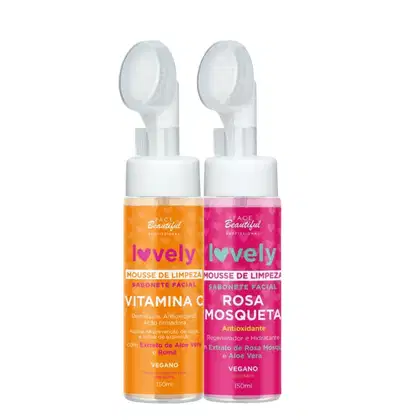 Imagem do produto Duo 2x Sabonete Facial Mousse Espuma de Limpeza Ácido Hialurônico 150ml – Face beautiful | Limpeza Profunda, Hidratação,