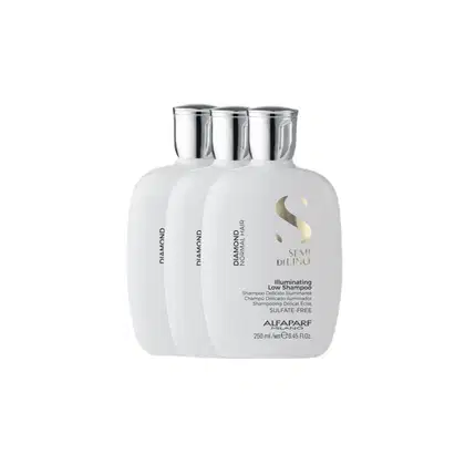 Imagem do produto Kit 3 Shampoo Alfaparf Diamond Illuminating – 250ml