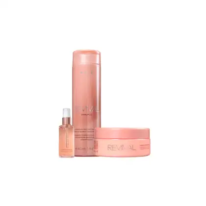 Imagem do produto Kit Revival Shampoo, Máscara e Shine Oil 60ml - BRAÉ