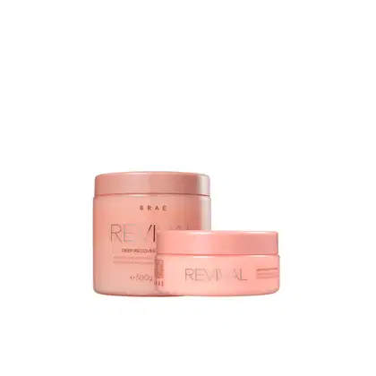 Imagem do produto Kit BRAÉ Revival - Máscaras de Reconstrução 200g e 500g