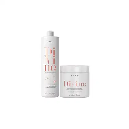 Imagem do produto BRAÉ Divine Shampoo 1L e Mascara Capilar 500ml