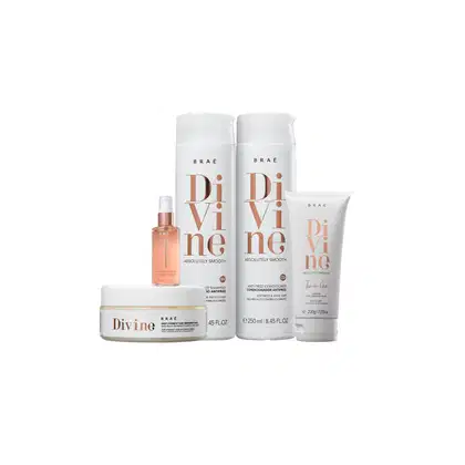 Imagem do produto Kit Divine Shamp, Cond, Masc e Shine Oil Revival BRAÉ