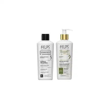 Imagem do produto Felps Xbtx Máscara Antifrizz e Shampoo Antirresíduo