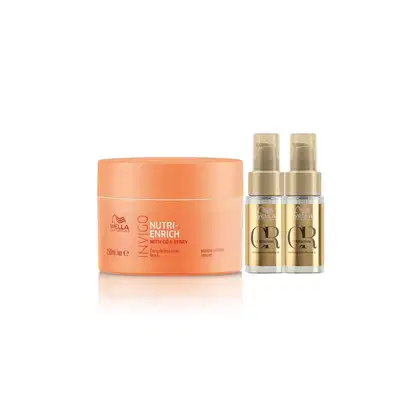 Imagem do produto Kit Wella Professionals Nutri Enrich Máscara 150ml e 2 Oil Reflections 30ml