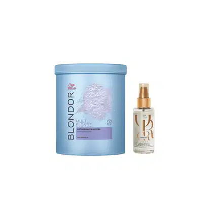Imagem do produto Kit Pó Descolorante Blondor 800g e Oil Reflections Light 100ml