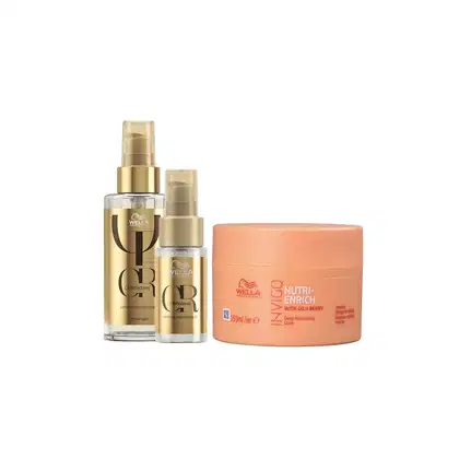 Kit Wella Professionals Nutri-Enrich Oil Reflections Triple Power, 3 Produtos.