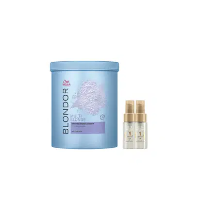 Imagem do produto Kit Pó Descolorante Blondor 800g e 2 Oil Reflections Light