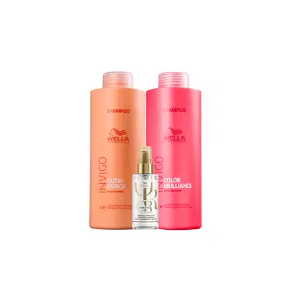 Imagem do produto Kit Shampoos Brilliance, Enrich 1L e Oil Reflections - Wella