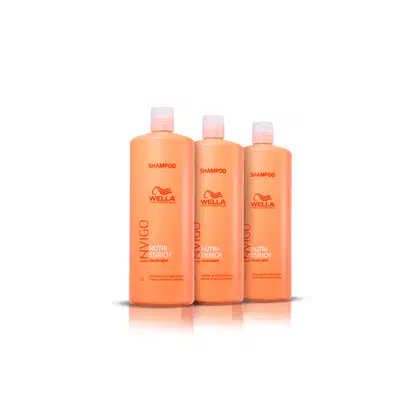 Imagem do produto Kit Wella Professionals Invigo Nutri-Enrich Shampoo Litro (3 Unidades)