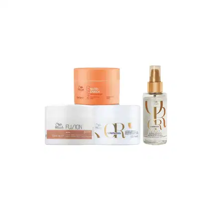 Imagem do produto Kit Wella Professionals Cronograma & Oil Reflections Light (4 Produtos)