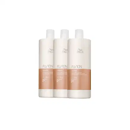 Imagem do produto Kit 3 Shampoo Fusion 1L - Wella Professionals