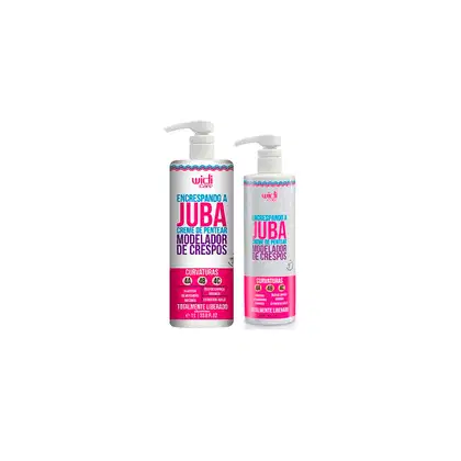 Imagem do produto Kit Encrespando a Juba Creme de Pentear 1L e 500ml - Widi Care