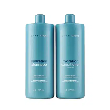 Imagem do produto Kit Braé Stages Hydration - Shampoo 1L + Condicionador 1L