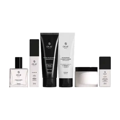 Imagem do produto Oeje Brazil Kit Sense - Shampoo 250ml + Condicionador 250ml + Máscara 200g + Leave-in 120ml + Elixir 59 ml + Perfume 50m