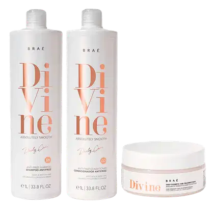 Imagem do produto Kit Braé Divine Shampoo 1L + Condicionador 1L + Máscara 200g