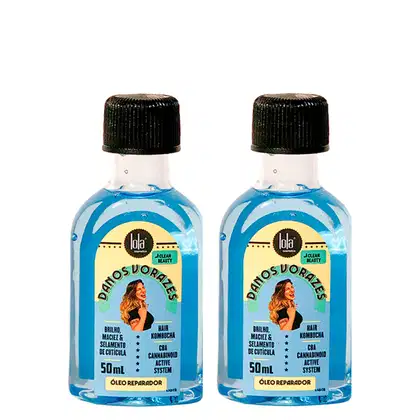 Imagem do produto KIT LOLA COSMETICS DANOS VORAZES ÓLEO REPARADOR CAPILAR 50ML  2 UNIDADES