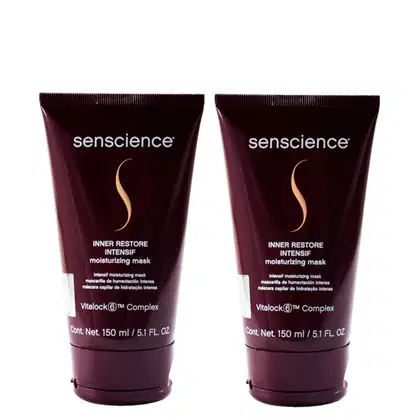 Imagem do produto KIT SENSCIENCE INNER RESTORE INTENSIF MÁSCARA DE HIDRATAÇÃO 150ML - 2 UNIDADES