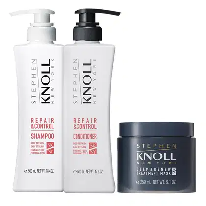 Imagem do produto Kit Stephen Knoll Repair & Control - Shampoo 500ml + Condicionador 500ml + Máscara Deep 259ml