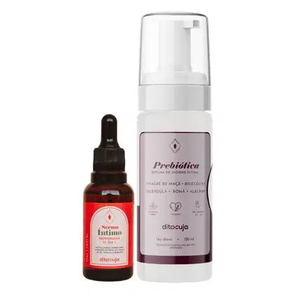 Imagem do produto Kit Conforto e Proteção Íntima - Dita Cuja | Sérum & Espuma