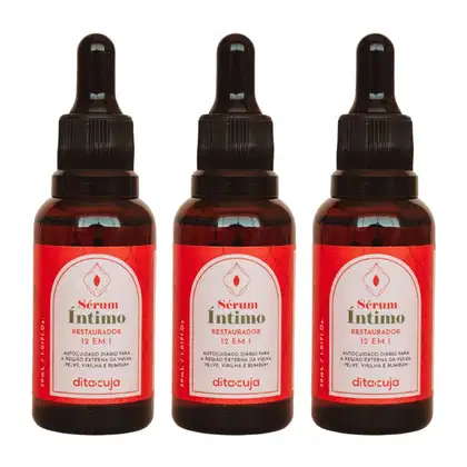 Imagem do produto 3x Sérum Íntimo Restaurador 12 em 1 | 30mL | Hidrata, Rejuvenesce, Melhora Firmeza e Elasticidade da Pele Íntima