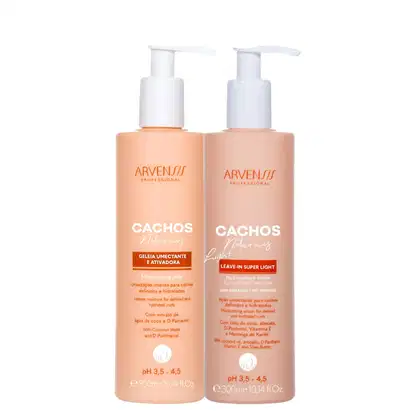 Imagem do produto Duo Geleia Umectante e Leave-In Super Light 300ml - Arvensis | Definição e Brilho para Cachos Naturais