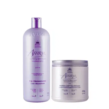 Imagem do produto Kit Avlon Affirm - Reconstrutor 5 em 1 950ml + Creme Positive Link 650g