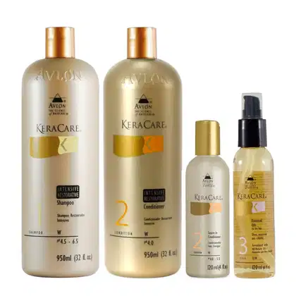 Imagem do produto Kit Avlon KeraCare Intensive Restorative - Shampoo 950ml + Condicionador 950ml + Leave-in 120ml + Óleo Essencial 120ml