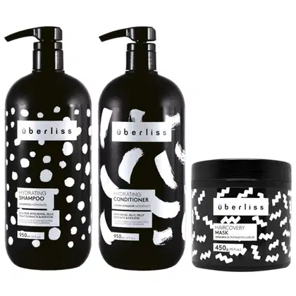Imagem do produto Kit Avlon Uberliss Hydrating - Shampoo 950ml + Condicionador 950ml + Máscara HairCovery 450g