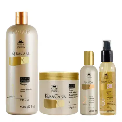 Imagem do produto Kit Avlon KeraCare Intensive Restorative - Shampoo 950ml + Máscara 450g + Leave-in 120ml + Óleo Essencial 120ml