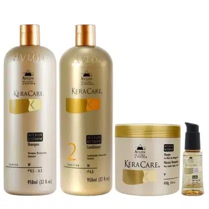 Imagem do produto Kit Avlon KeraCare Intensive Restorative - Shampoo 950ml + Condicionador 950ml + Máscara 450g + Silken Seal 60ml