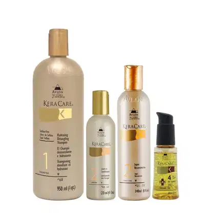 Imagem do produto Kit Avlon KeraCare - Shampoo Hydrating 950ml + Super Reconstrutor 240ml + Leave-in 120ml + Oil Supreme S.O.S 60ml