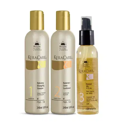 Imagem do produto Kit Avlon KeraCare - Shampoo Hydrating 240ml + Condicionador Humecto 240ml + Óleo Essencial 120ml