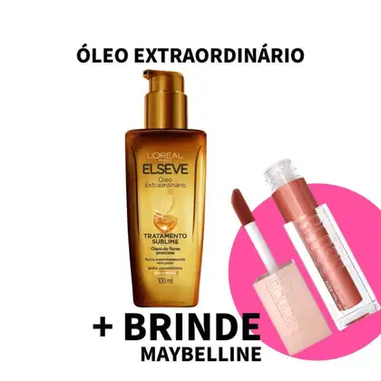 Imagem do produto Óleo Capilar Elseve Extraordinário 100ml + Brinde GLOSS LABIAL TOPAZ