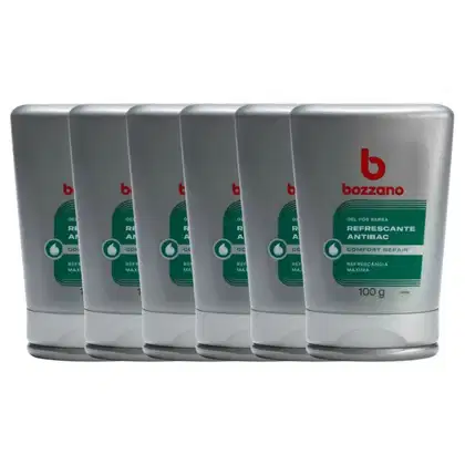 Imagem do produto Kit Gel Pos Barba Bozzano Refrescante 6 Unidades