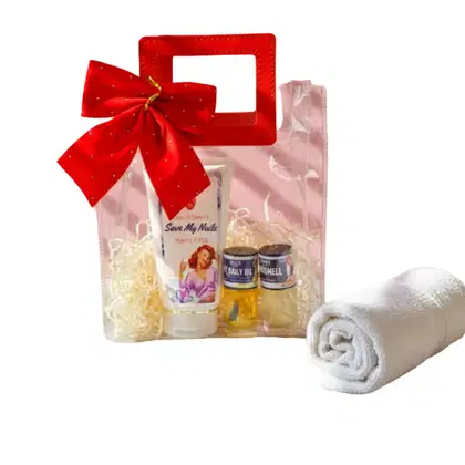 Imagem do produto Kit mãos c/ creme hidratante, toalha e tratamentos para unhas