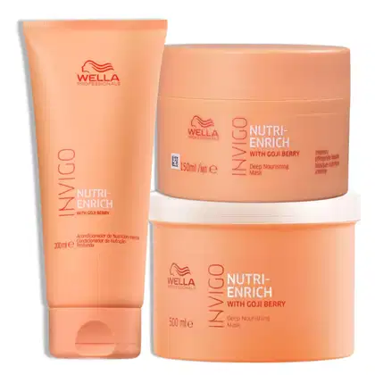 Imagem do produto Kit Wella Nutri Enrich Cond 200 + Másc 150 e 500g