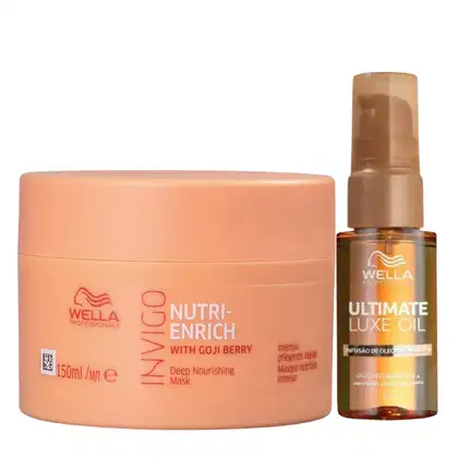Imagem do produto Kit Wella Professionals Nutri-Enrich Ultimate Luxe Oil (2 Produtos)