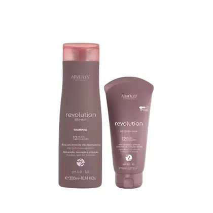 Imagem do produto Kit Arvensis BB Hair Revolution - Shampoo 300ml e Máscara Condicionante 300ml e Leave-in 150ml