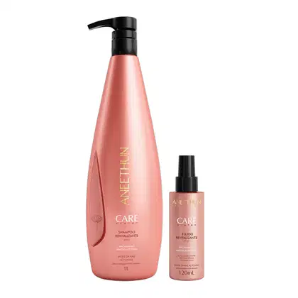 Imagem do produto Kit Aneethun Care System Revitalizante - Shampoo 1L e Fluído 120ml