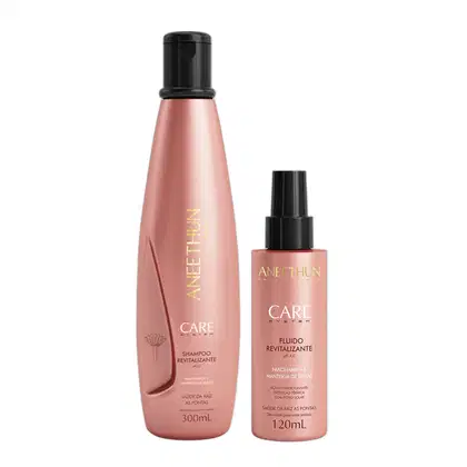 Imagem do produto Kit Aneethun Care System Revitalizante - Shampoo 300ml e Fluído 120ml