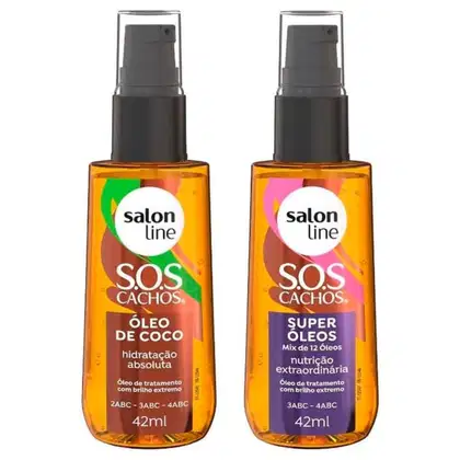 Imagem do produto Kit Salon Line SOS Cachos Super Óleos + Óleo de Coco 42ml