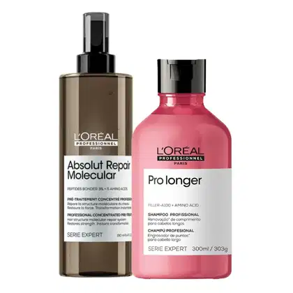 Imagem do produto Duo L'Oréal Professionnel Absolut Repair Molecular Renovação Completa (2 Produtos)