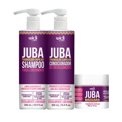 Imagem do produto Kit Widi Juba Transição Capilar Shampoo Condicionador Máscara