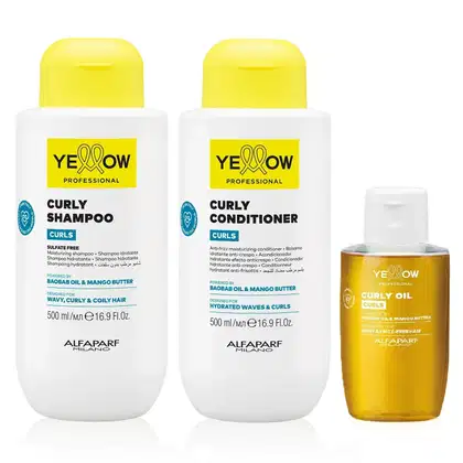 Imagem do produto Kit Yellow Curls - Shampoo & Condicionador 500ml + Óleo 100ml