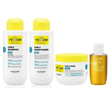 Imagem do produto Kit Yellow Curls - Shampoo & Condicionador 500ml + Máscara 300ml + Óleo 100ml