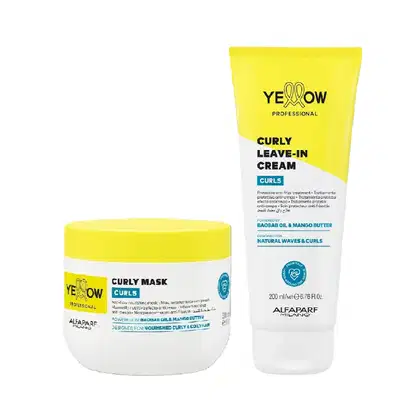Imagem do produto Kit Yellow Curls - Máscara 300ml + Leave-In Cream 200ml