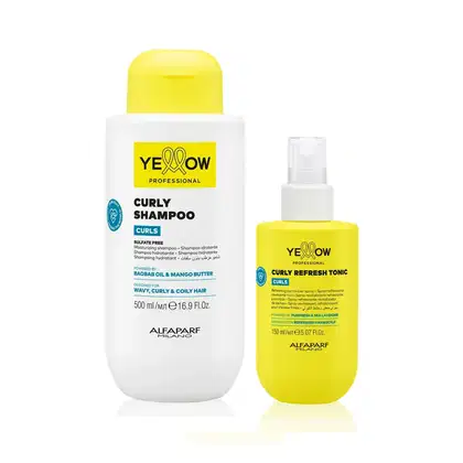 Imagem do produto Kit Yellow Curls - Shampoo 500ml + Refresh Tonic 150ml